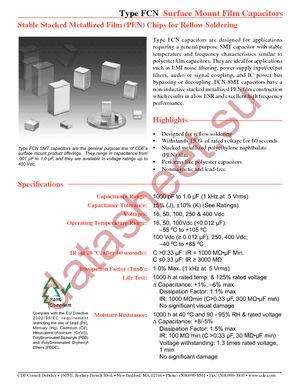 FCN1913G103J datasheet  